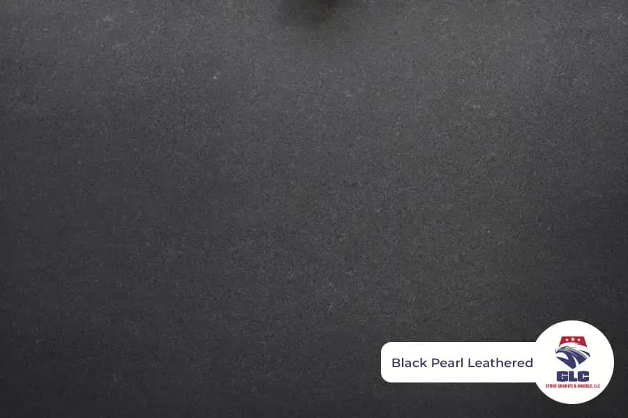 Black Pearl Leathered, granite slab
