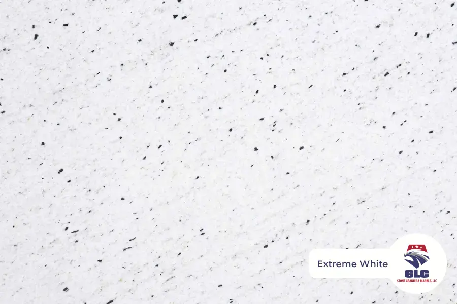 Extreme White, granite slab