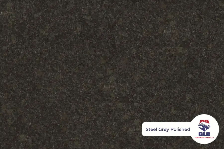 Steel Grey Polished, granite slab