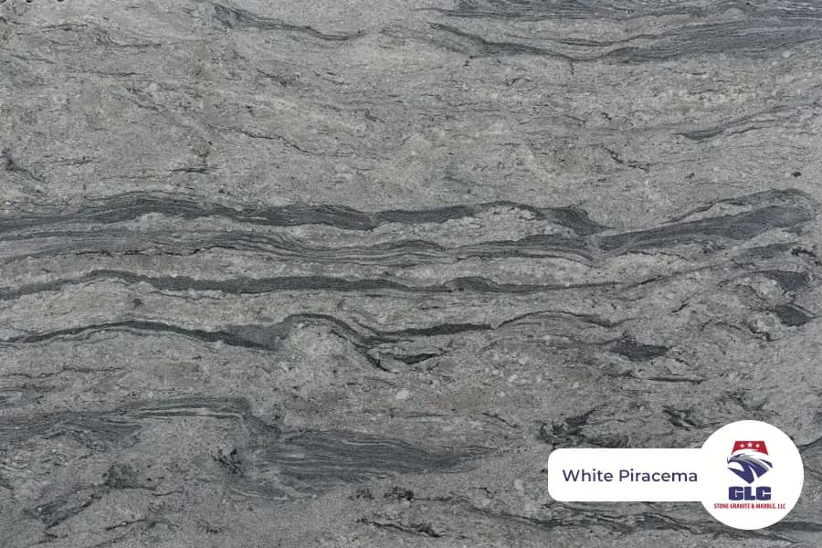 White Piracema, granite slab