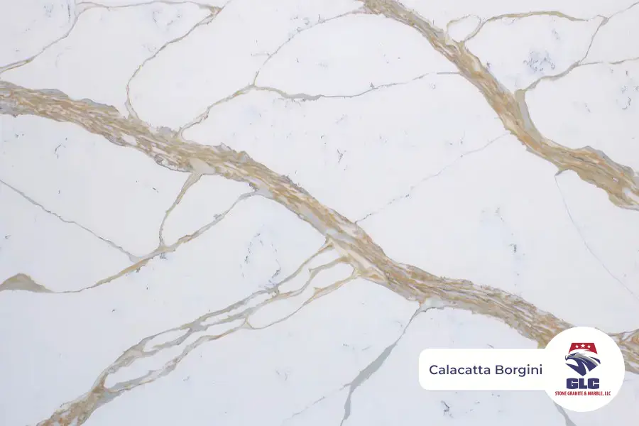 Calacatta Borguini, quartz slab