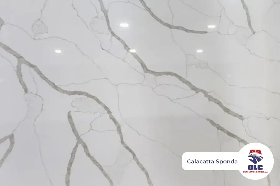 Calacatta Sponda, quartz slab