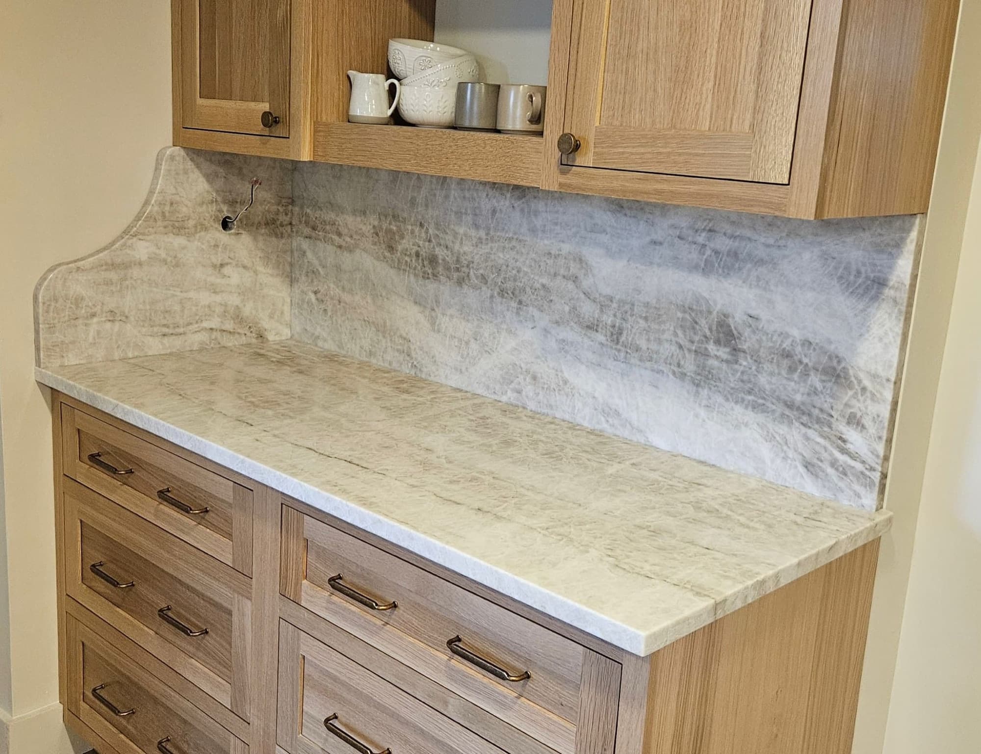 GLC Stone installation: finished kitchen countertops