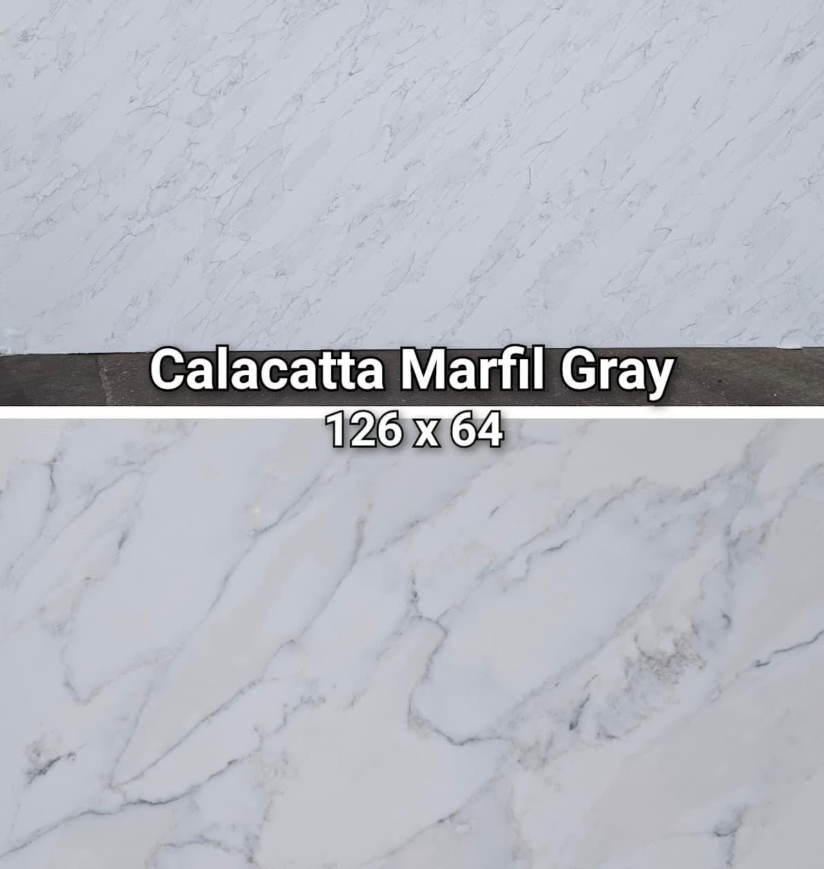 Marfil Gray quartz slab