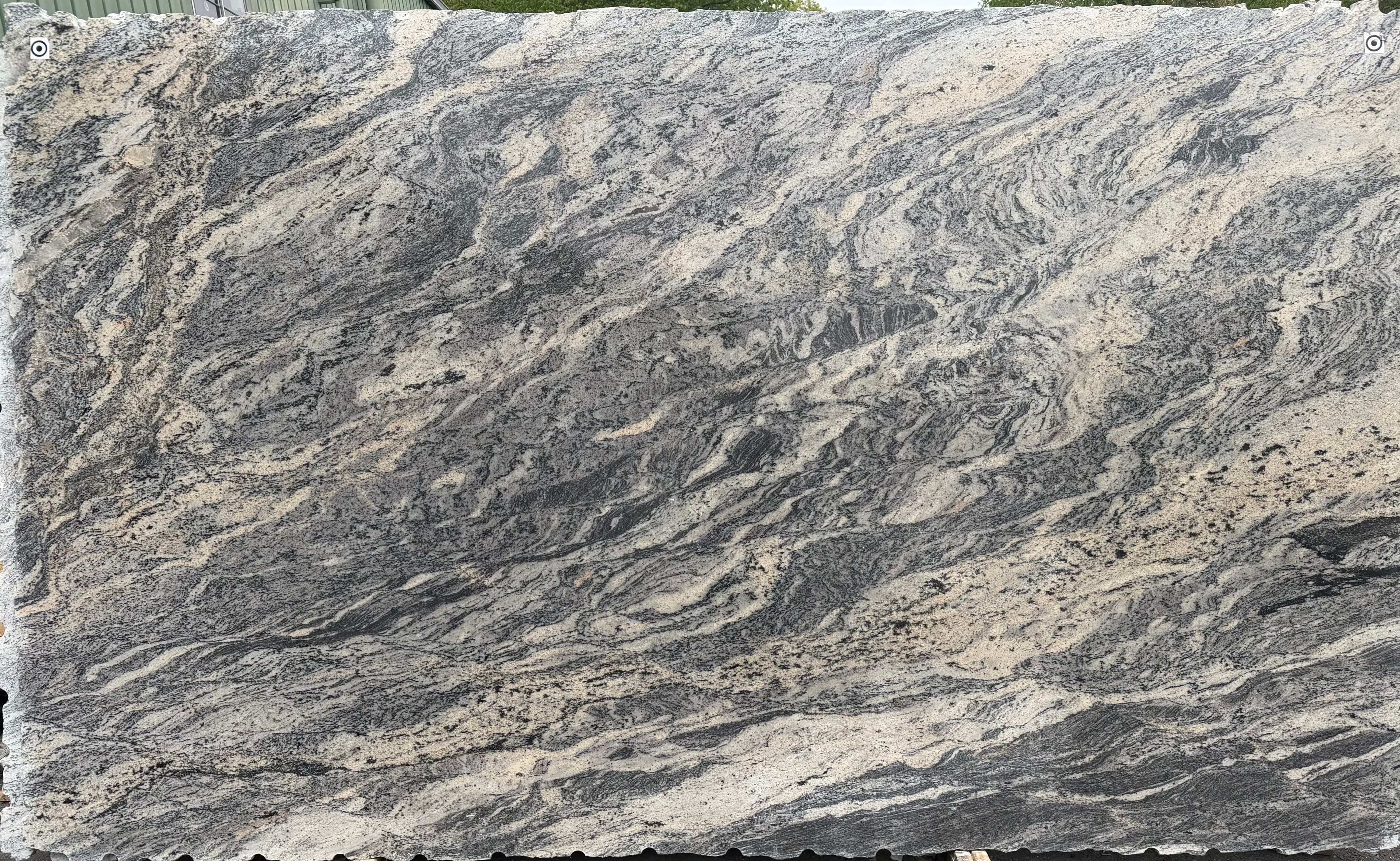 Piracema White granite slab